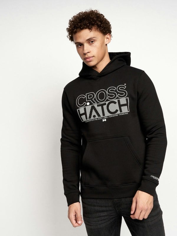 Crosshatch Englow Hoodie 2pk Black/White