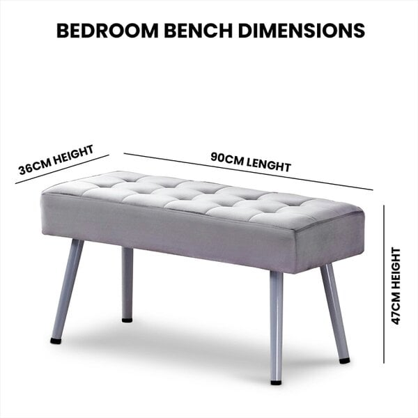 Kosy Koala Dining Table and 2 Benches Oak Effect Wood Table 2 Grey Velvet Benches Dining Room
