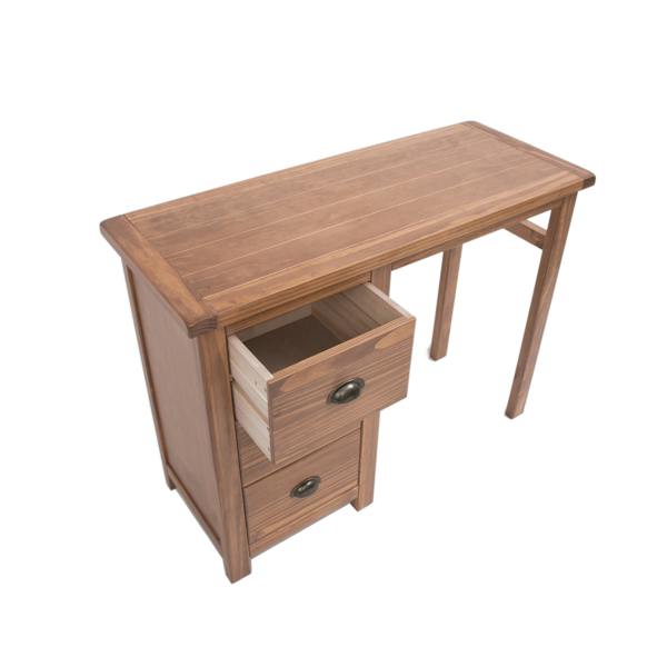 Cabinet Bits Padua 3 Drawer Desk - Dressing Table Brass Cup Handle