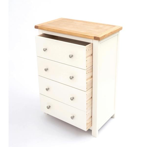 Cabinet Bits Maggiori 4 Drawer Chest of Drawers Chrome Knob