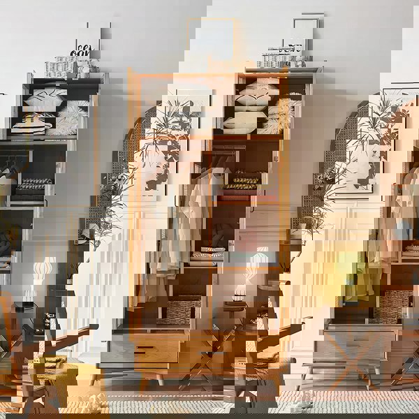 Vernon Rattan Wardrobe, Solid Wood-Rit Concept-Rit Concept