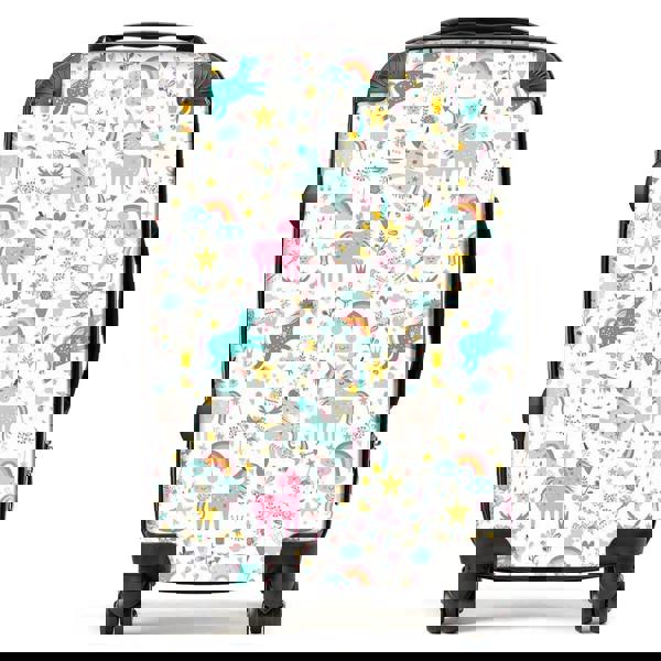 Warren Reed Unicorn And Rainbows Suitcase