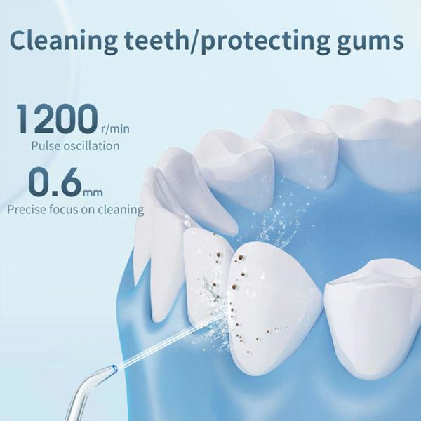 Dragodirect Dental Water Flosser with Tank & 4 Jet Tips Oral Irrigator