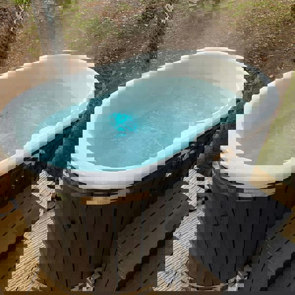 Wood Fired Ofuro Style Hot Tub | Fibreglass Liner | for couples.