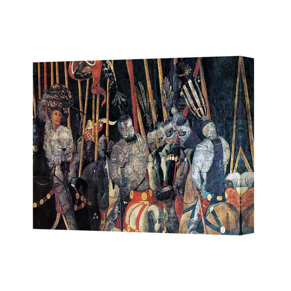 Benjamin Tate Design Medieval Battle Scene Canvas Wall Art Knights With Spears