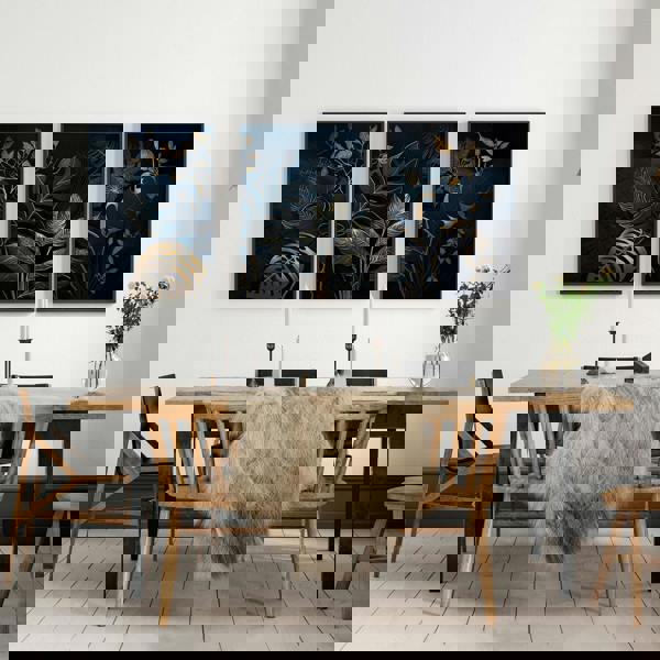 Large Framed Wall Pictures For Living Room | Set of 3 wall art prints