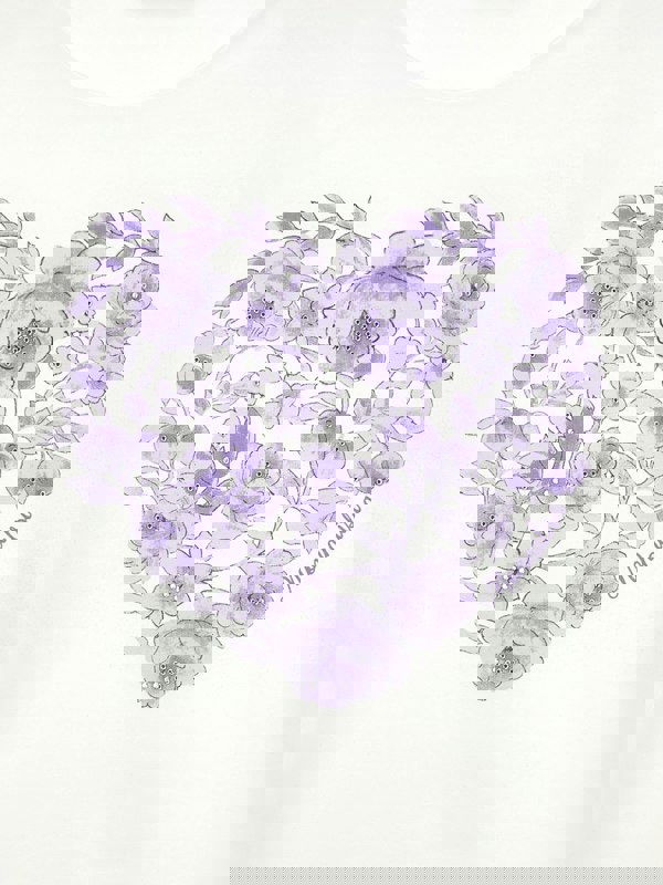 Monnalisa Girls Heart T-Shirt Ivory