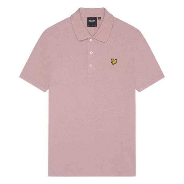 Lyle & Scott Field Thistle Pink Plain Polo Shirt