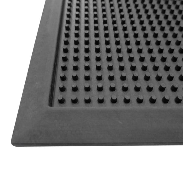 Oseasons Dot Small Sanitizing Doormat in Black