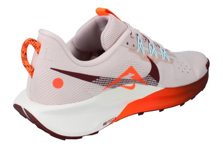 Nike Reactx Pegasus Trail 5 Mens Running Trainers Dv3864 Shoes  600 - Silt Red Dark Team Red 600 - Photo 2