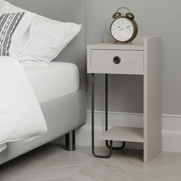 Decortie Sirius Modern Bedside Table Right Module Width 32cm
