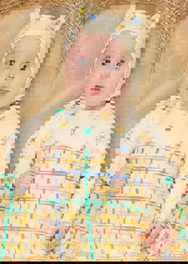 The Bonnie Mob Dilly - Rainbow Sunshine Baby Bonnet Hat