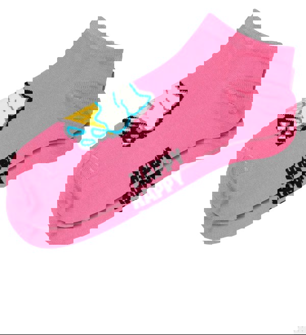 Happy SocksSocks 2 - pack2 - pack Ice Cream & Lazy Days Low Socks, Pink/WhiteBoxers - and - Briefs.net