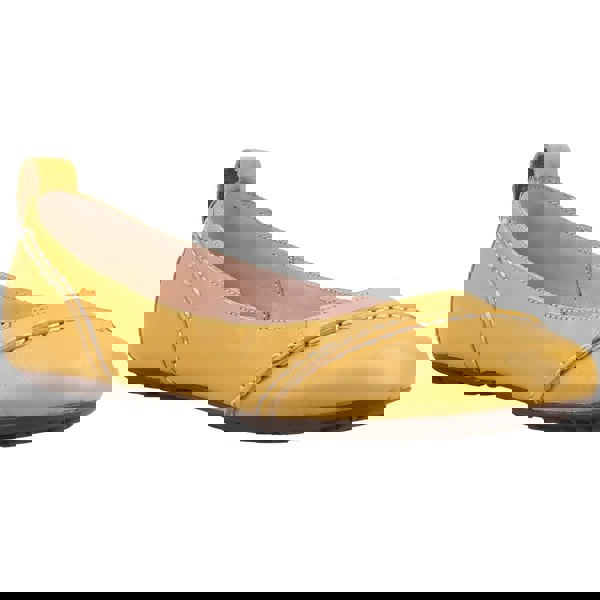 Hush Puppies Womens/Ladies Janessa Suede Slip On Pumps - Yellow