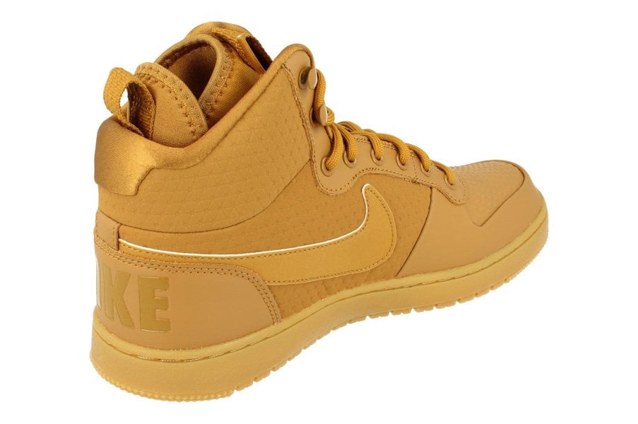 Nike Court Borough Mid Winter Mens Hi Top Trainers Aa0547  700 - Wheat Black 700 - Photo 2