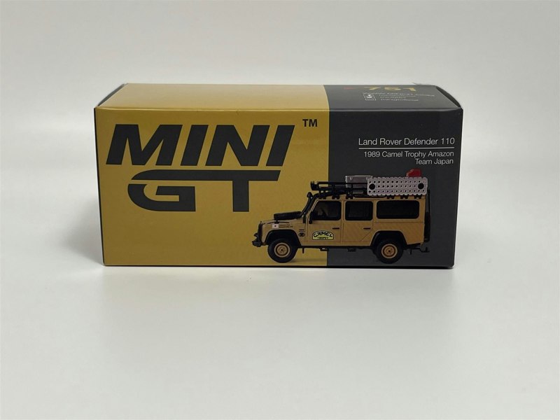 Mini GT Land Rover Defender 110 1989 Camel Trophy Amazon Team Japan 1:64 Mini GT MGT00751R