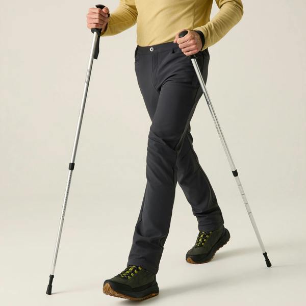 Regatta Mens Fenton Softshell Trousers - Ash - 