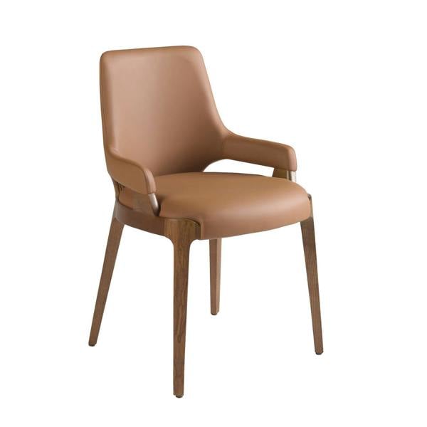 Angel Cerdá Brown Leatherette Chair 4136