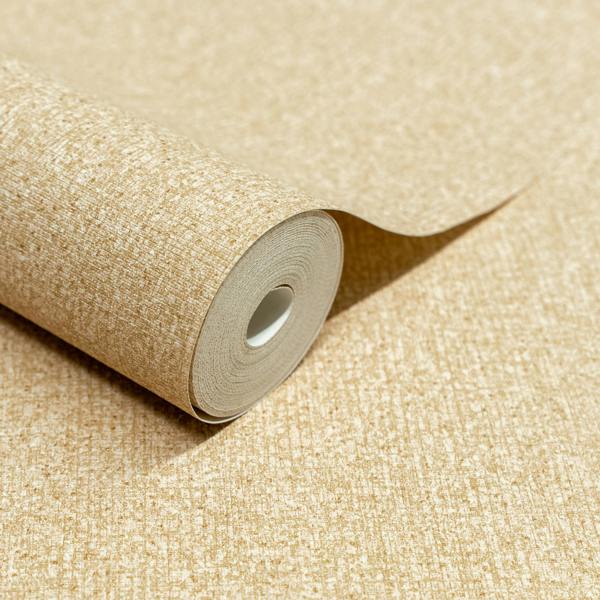Grandeco Boutique Monroy Semi Plain Effect Luxury Weight Embossed Wallpaper, Beige