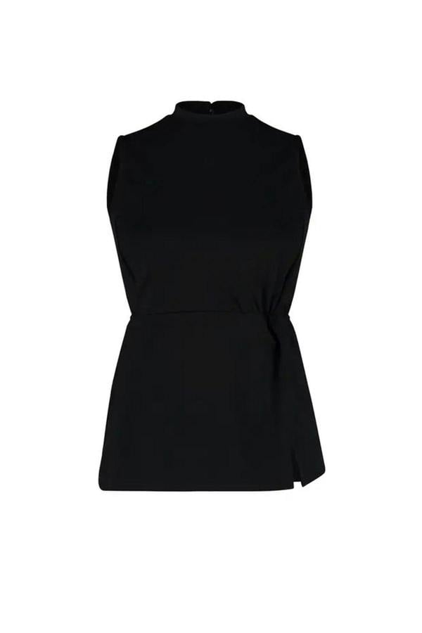 WOVCOR 2- Piece Knitted Seasonal Top and Bottom Set with Slit Detail