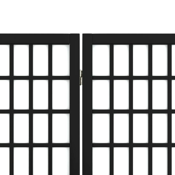 Berkfield Folding 3-Panel Room Divider Japanese Style 120x170 cm Black