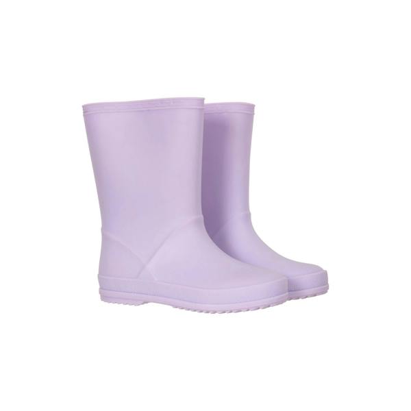Mountain Warehouse Childrens/Kids Plain Wellington Boots - Lilac - 