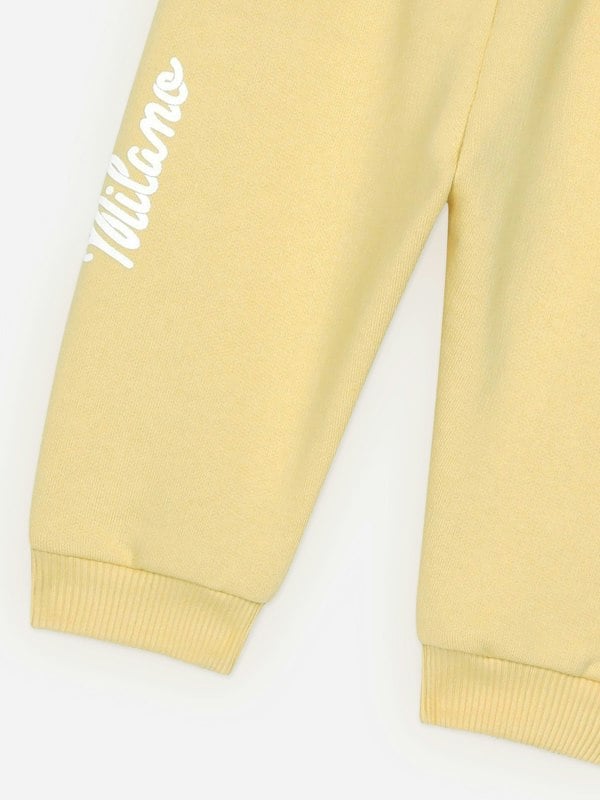 Dolce & Gabbana Kids Dolce & Gabbana Baby Logo Joggers in Yellow