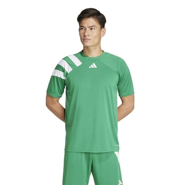 Adidas Mens Fortore 23 Football Shirt - Green/White - 