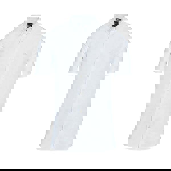 Raging Bull Mens Oxford Lightweight Short-Sleeved Shirt - White