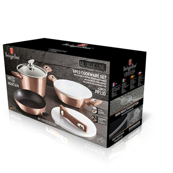 Berlinger Haus Cookware set with detachable handle Berlinger Haus BH7051