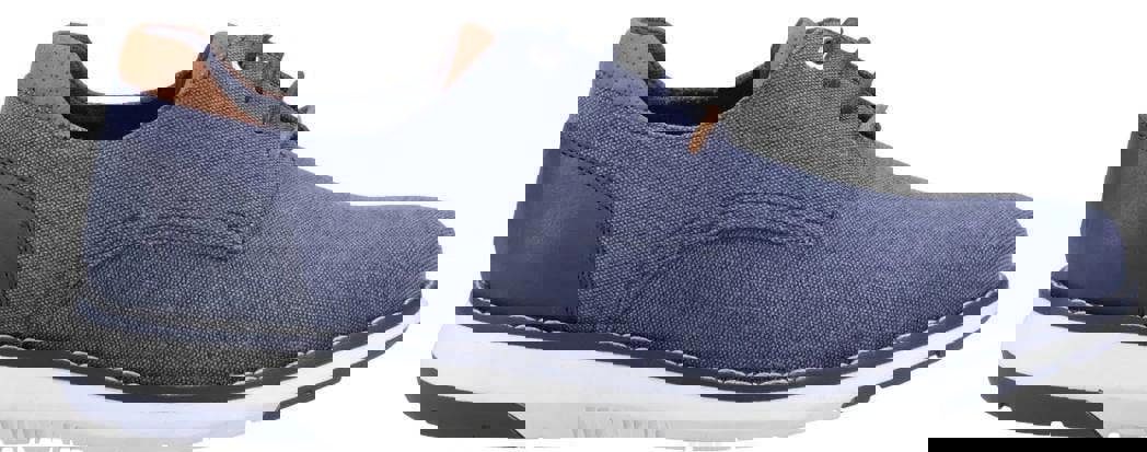 Hush Puppies Bruce Mens Casual Lace Up Smart Canvas Trainer Shoes