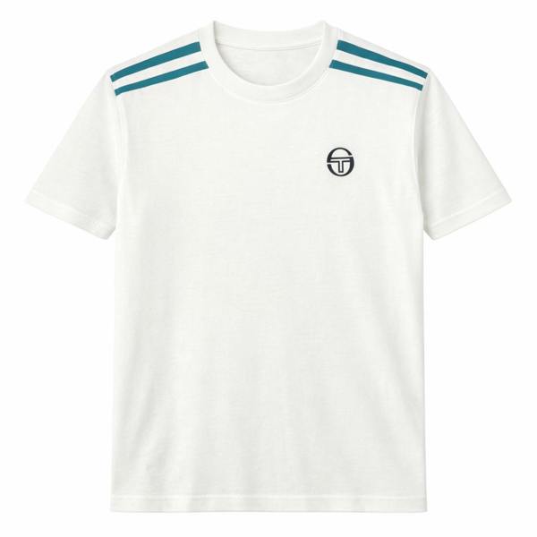 Sergio Tacchini Locchi T-Shirt Gardenia/Harbor Blue