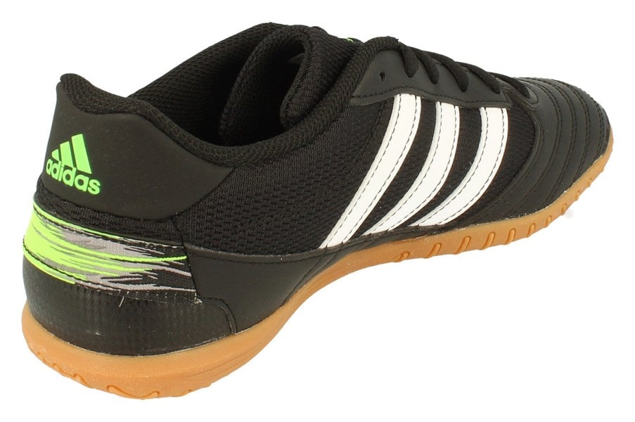 Adidas Super Sala Mens Football Boots Trainers  FV5456 - Black White Green Fv5456 - Photo 2