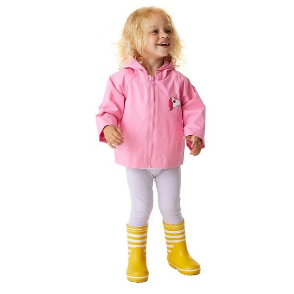 Regatta Childrens/Kids Luna The Unicorn Waterproof Jacket - Sweet Pink - 
