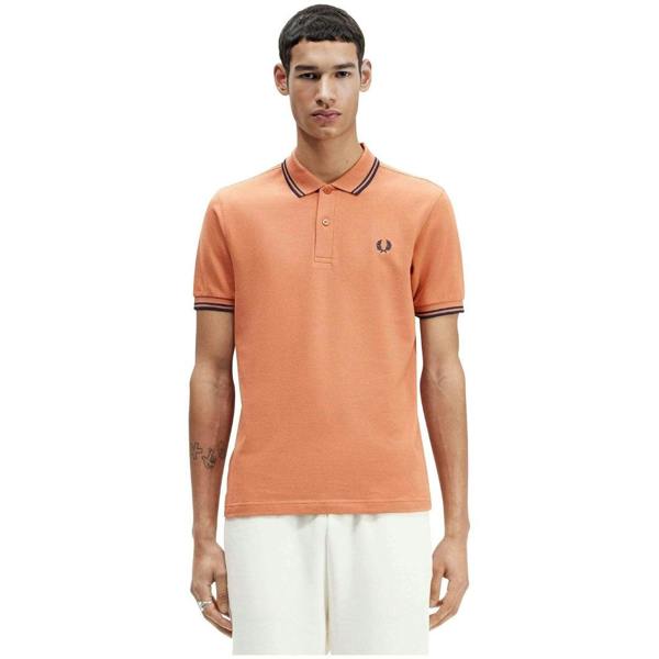Fred Perry Twin Tipped Light Rust Polo Shirt XS