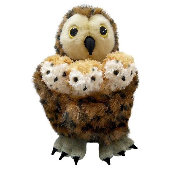 The Puppet Company Tawny Owl - with 3 Babies - Hide-Aways