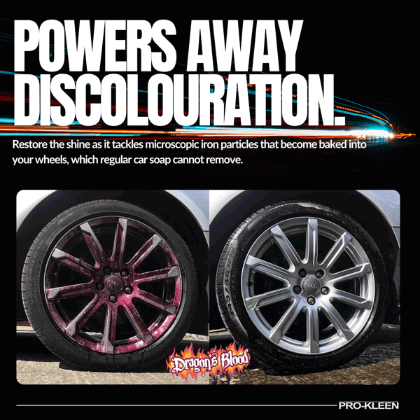 ProKleen Pro-Kleen 3L Pump Sprayer with 5L Pro-Kleen Dragons Blood For all Wheel Types, Paintwork & Glass