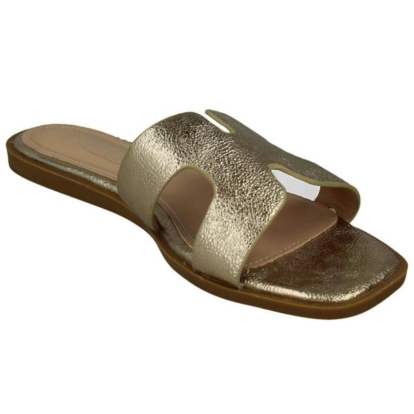 Spot On Ladies Spot On Casual Open Toe Summer Mule