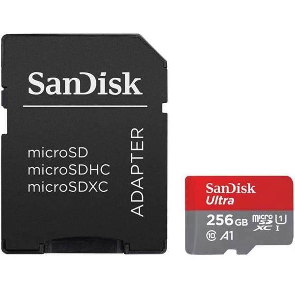 SanDisk Ultra MicroSDXC Card 150MBs A1 Class 10 UHS-I with Adapter - 256GB