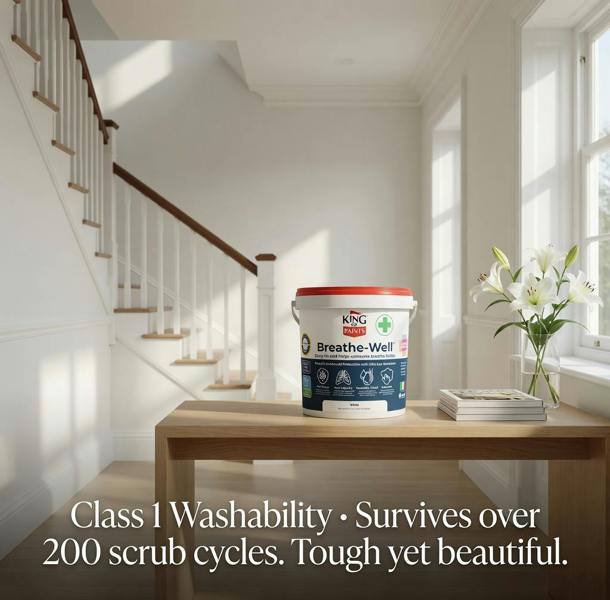 Washable and wipeable paint 