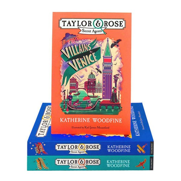 Taylor & Rose Secret Agents Series 3 Book Set by Katherine Woodfine