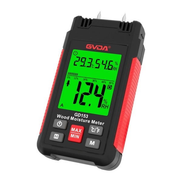 Callow Retail Digital Wood Moisture Meter - Accurate Timber & Concrete Moisture Meter