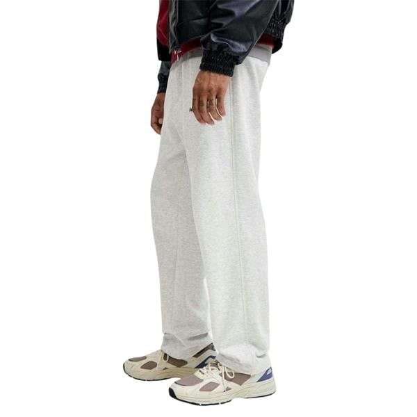 Jack And Jones Mens Relaxed Fit Joggers - White Melange - 
