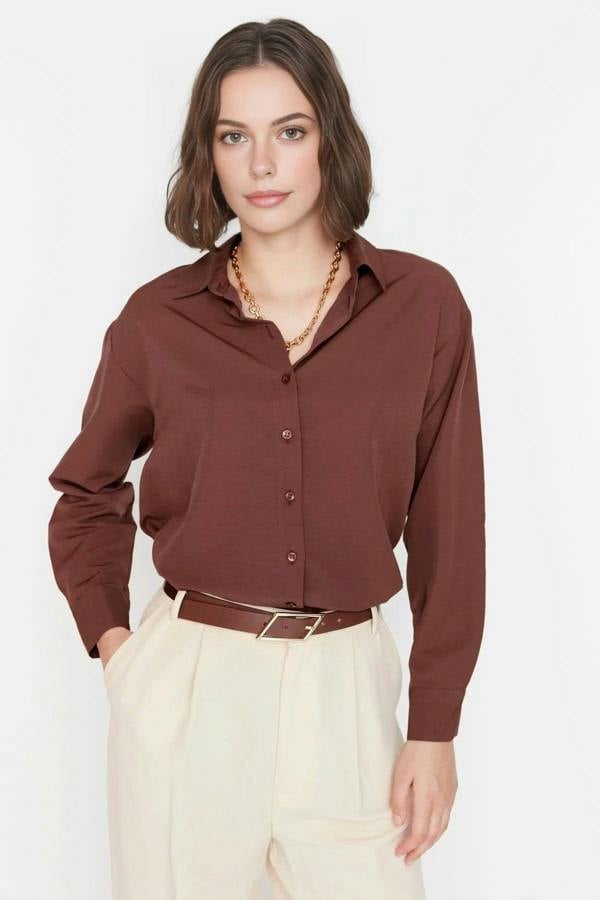 WOVCOR Loose Fit Cotton Woven Shirt