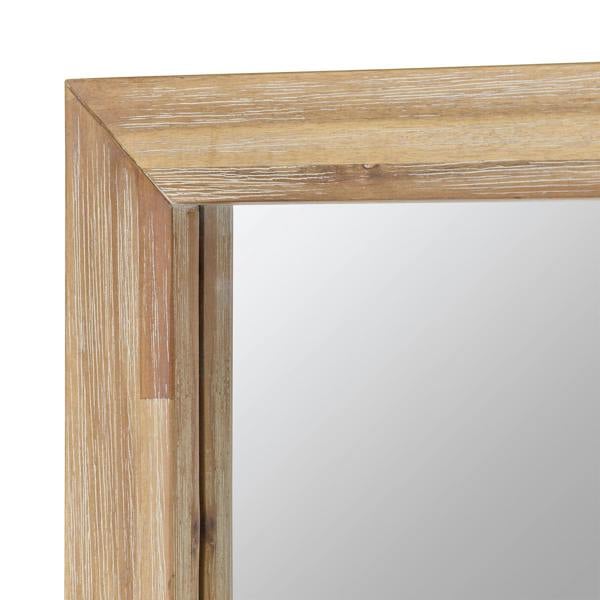 Statement Furniture Florence Large Rectangular Wall Mirror with Wooden Frame 45x165cm