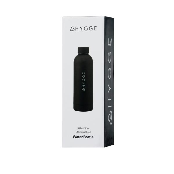 Hygge Bikes Hygge Double Wall Insulated Stainless Steel Water Bottle 500ml – Black