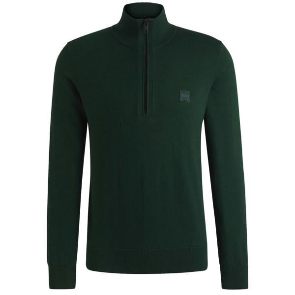 Boss Kanobix S Quarter Zip Knitted Sweater