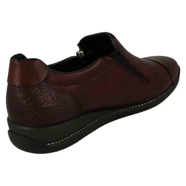 Rieker Ladies Rieker Casual Flat Shoes With Nano Water Protection 44265