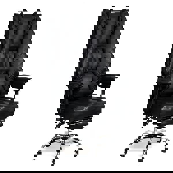 Levede Office Chair Big Tall High Back Heavy Duty PU Recliner Executive Chair