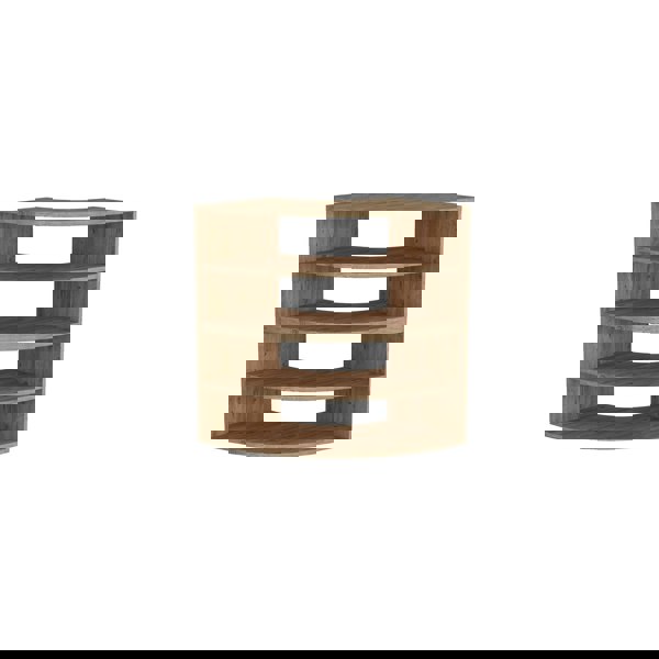 Destina Home Melitta Corner TV Stand with Shelving Unit